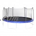 Skywalker Trampolines Oval 17-Foot Trampoline, with Enclosure, Blue (Box 1 of 2)   550580023